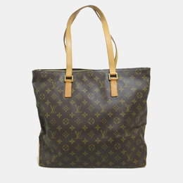 Louis Vuitton: Коричневая сумка-шоппер 