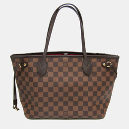 Louis Vuitton: Коричневая сумка-шоппер  Neverfull