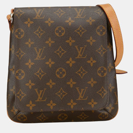 Louis Vuitton: Коричневая сумка  Musette