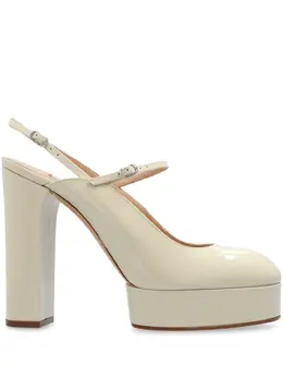 Casadei: Светлые туфли 