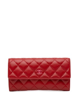 CHANEL Pre-Owned: Красный кошелёк 