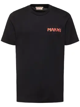 MARNI: Хлопковая футболка 