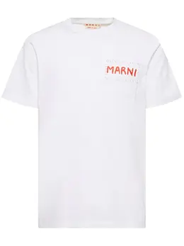 MARNI: Хлопковая футболка 