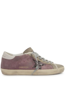 Golden Goose: Фиолетовые кроссовки  Superstar sneakers