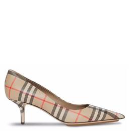 Burberry: Бежевые туфли  Vintage Check