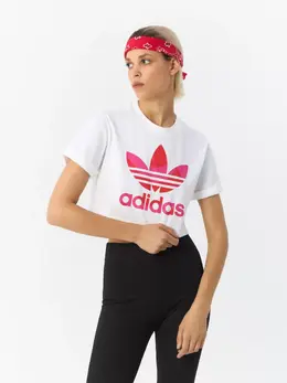 Adidas: Белый топ  Marimekko