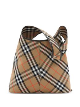 Burberry: Бежевая сумка 