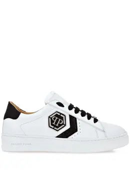 Philipp Plein: Белые кроссовки  Hexagon