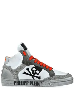 Philipp Plein: Белые кроссовки  TM