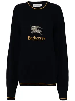 Burberry Pre-Owned: Синий свитер 