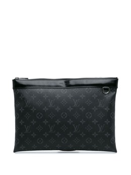 Louis Vuitton Pre-Owned: Чёрный клатч 