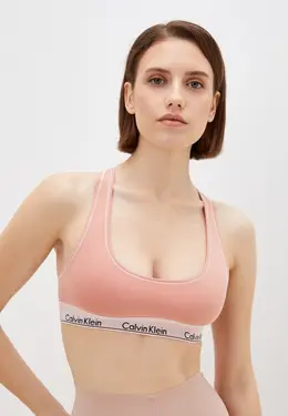 Calvin Klein Underwear: Розовый бюстгальтер 