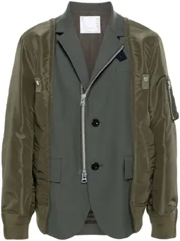 sacai: Зелёная куртка 