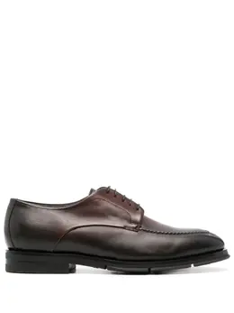 Santoni: Коричневые туфли  Derby