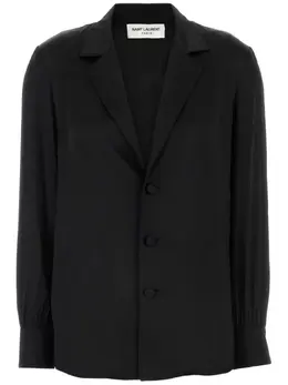 Saint Laurent: Шёлковая рубашка 