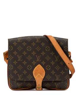 Louis Vuitton Pre-Owned: Коричневая сумка через плечо 