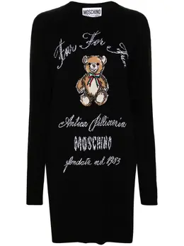 Moschino: Короткое платье  Teddy Bear