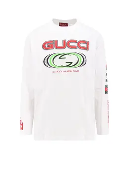 Gucci: Хлопковая футболка  GG