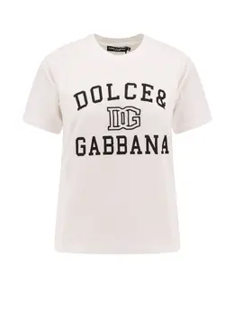 Dolce & Gabbana: Хлопковая футболка  DG