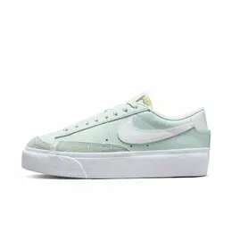 NIKE: Зелёные кроссовки  Blazer Low