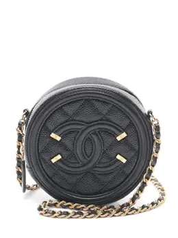 CHANEL Pre-Owned: Чёрная сумка 