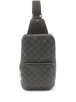 Louis Vuitton Pre-Owned: Чёрный рюкзак 