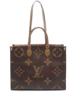 Louis Vuitton Pre-Owned: Коричневая сумка-шоппер 