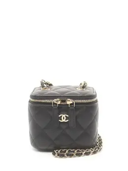 CHANEL Pre-Owned: Чёрная сумка 