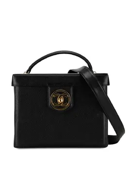 CHANEL Pre-Owned: Чёрная сумка 