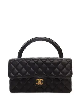 CHANEL Pre-Owned: Чёрная сумка 