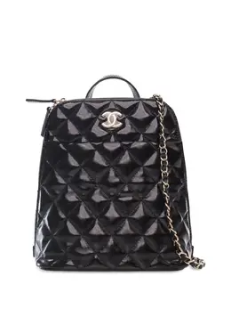 CHANEL Pre-Owned: Блестящий рюкзак 