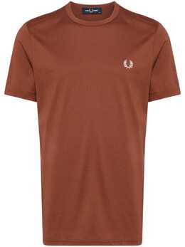 Fred Perry: Коричневая футболка  Ringer