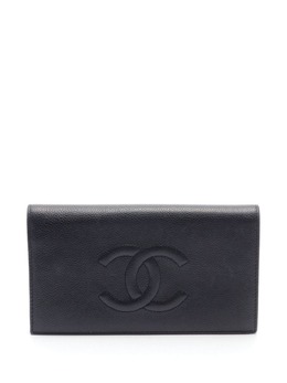 CHANEL Pre-Owned: Чёрный кошелёк 