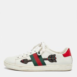 Gucci: Белые кроссовки  Ace