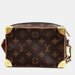 Louis Vuitton: Коричневая сумка 