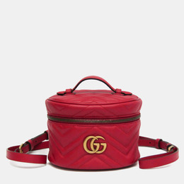 Gucci: Красный рюкзак  GG Marmont