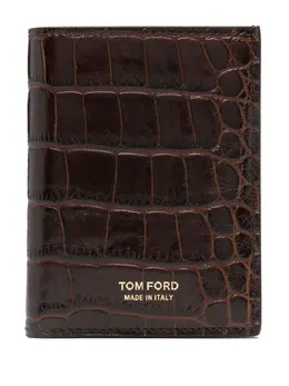 TOM FORD: Коричневый кошелёк 