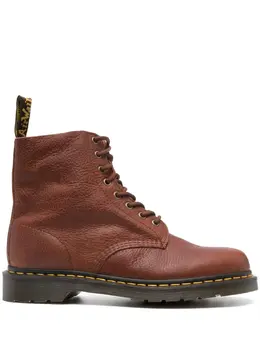 Dr. Martens: Коричневые ботинки  1460