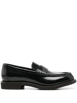 Brunello Cucinelli: Чёрные лоферы  Monili