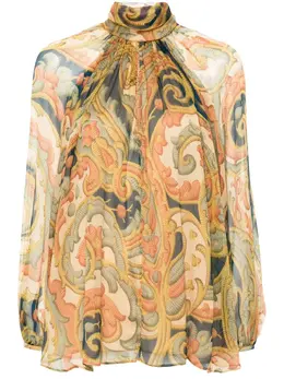 ETRO: Блуза с принтом 