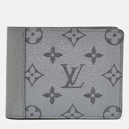 Louis Vuitton: Серебристый кошелёк 