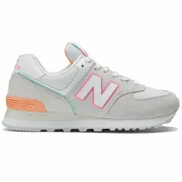New Balance: Серые кроссовки  574