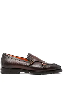 Santoni: Коричневые туфли 