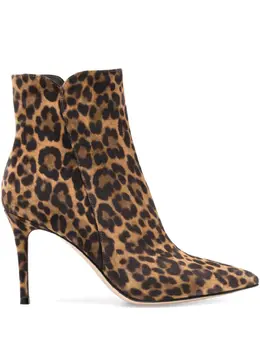 Gianvito Rossi: Коричневые ботинки 