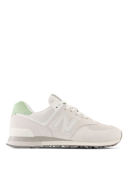 New Balance: Белые кроссовки 