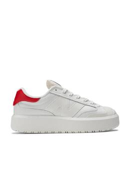 New Balance: Белые кроссовки 