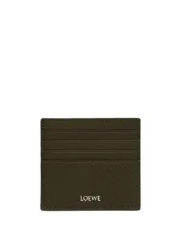 LOEWE: Зелёный картхолдер 