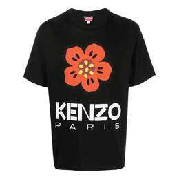 Kenzo: Футболка с цветочным принтом 