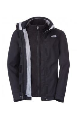 The North Face: Чёрная куртка 