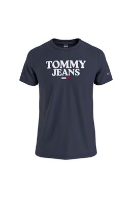 Tommy Jeans: Синяя футболка 